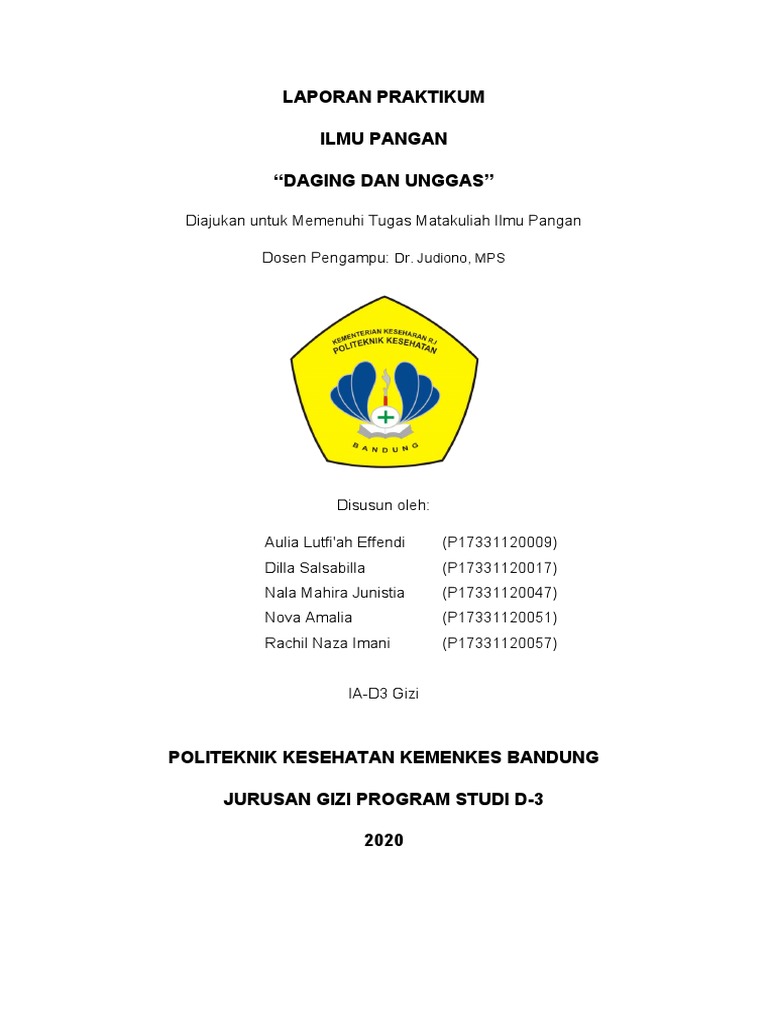 Kelompok7 - 1A - Laporan Praktikum Daging Gan Unggas | PDF
