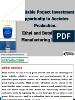 Profitable Project Investment Opportunity in Acetates Production-409280