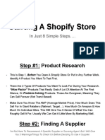Starting A Shopify Store: in Just 8 Simple Steps
