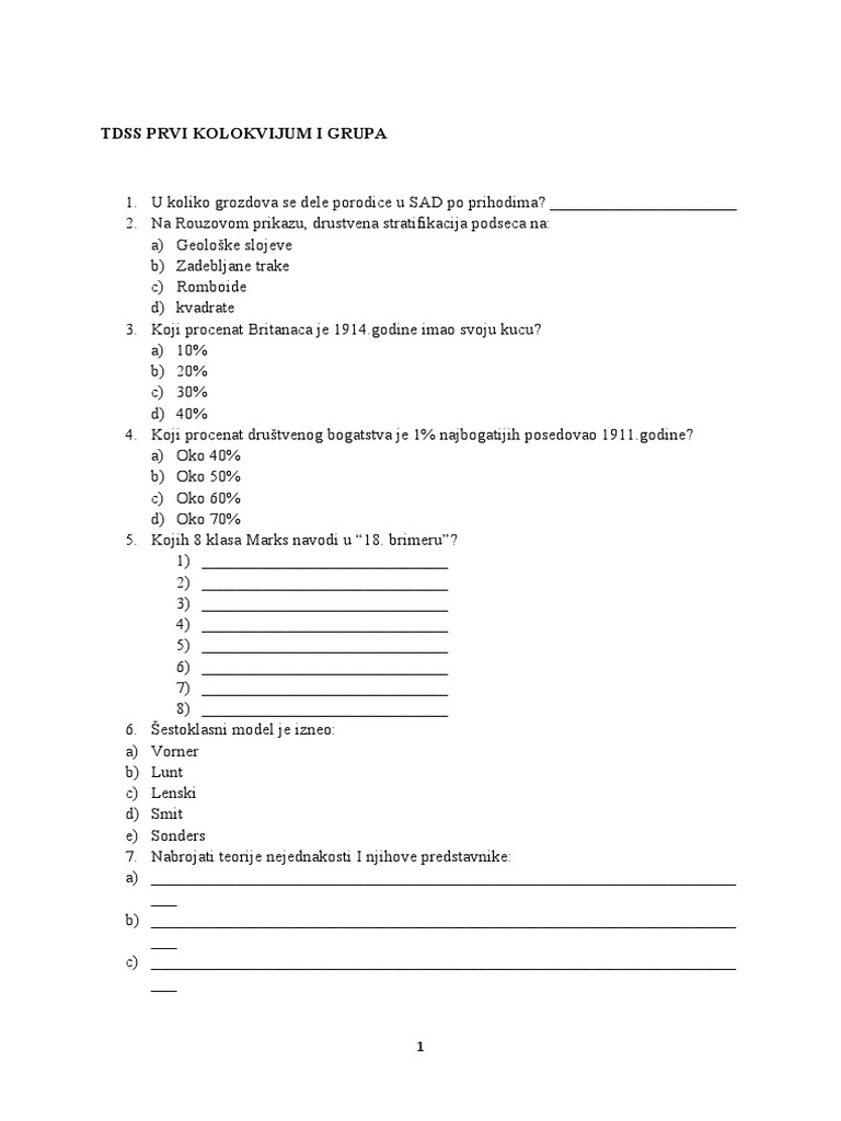 I Test | PDF