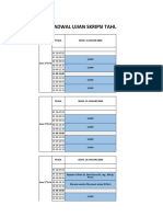 Jadwal Ujian Skripsi