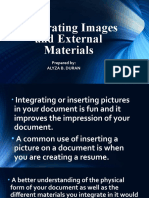 Integrating Images and External Materials: Lesson 3.1