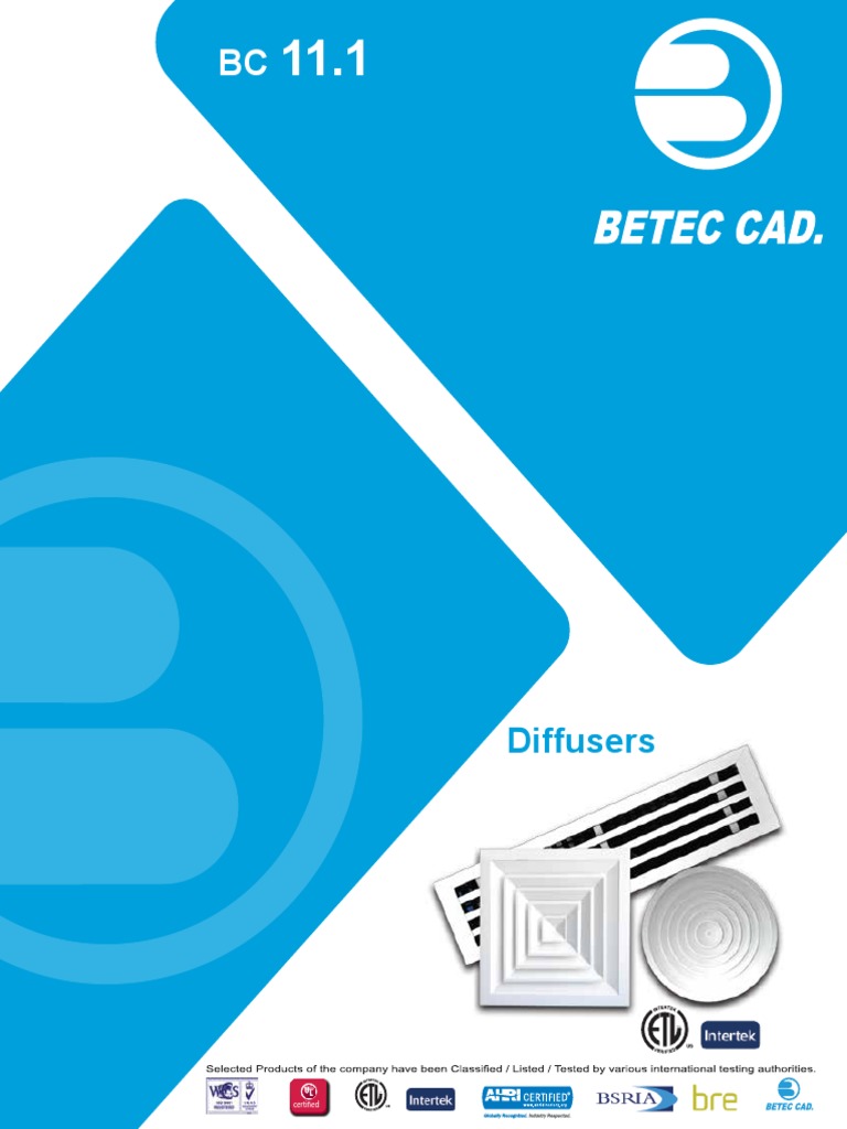 Diffusers & Plenums | PDF | Duct (Flow) | Sheet Metal