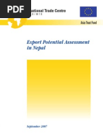 Download Export Potential Assessment in Nepal 2007 by Vidhan Rana SN49913984 doc pdf