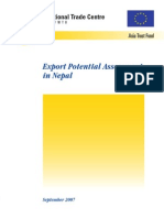 Export Potential Assessment in Nepal (2007)