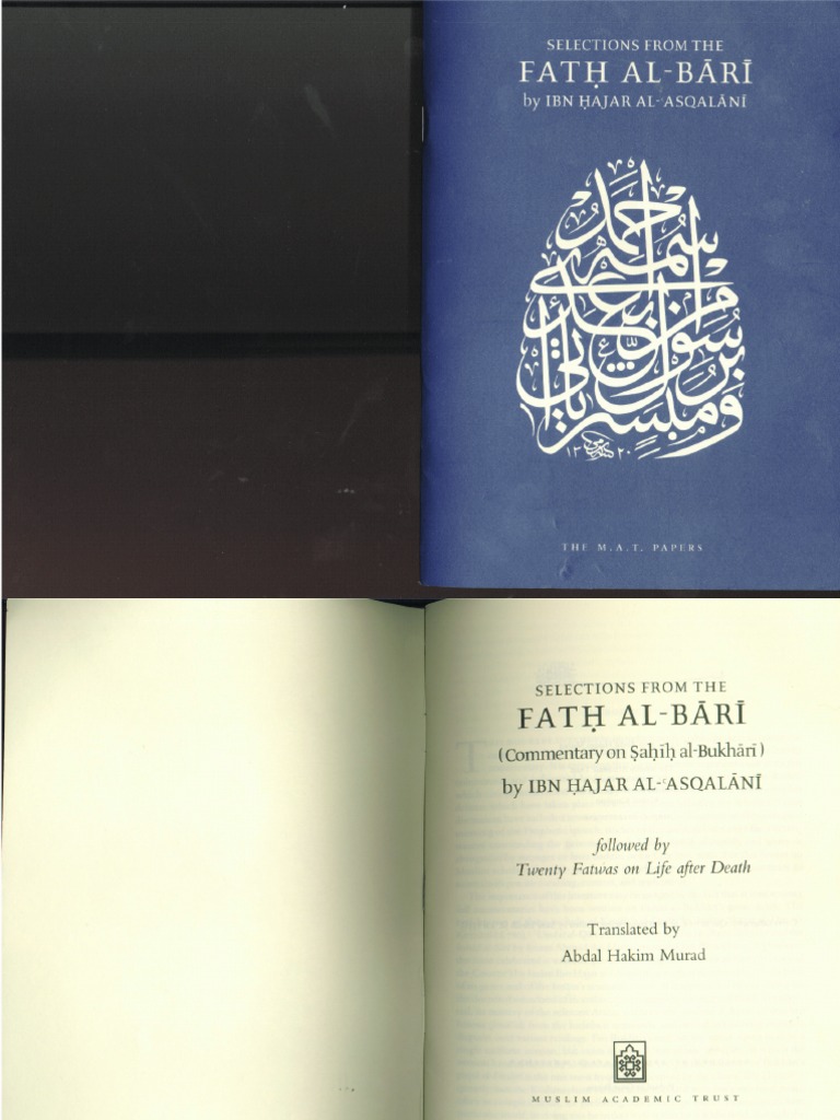 Selections From The Fath Al Bari Commentary On Sahih Al | PDF, image size:768x1024