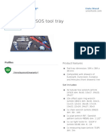 Set of Tools in SOS Tool Tray: Product Features Profiles