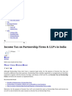 Income Tax on Partnership Firms 