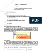 Modul 11 Subquery SQL