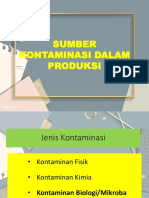 Sumber2 Kontaminasi DLM Prod Sed Farmasi-Pengaruh Cemaran Mikroba