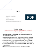 Gate Ratings and Requirements for Safe Thyristor Operation