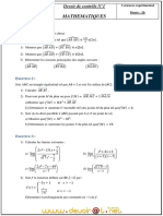 Devoir de Contrôle N°1 - Math - 3ème Sciences Exp (2010-2011) MR Nejah