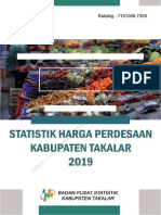 Statistik Harga Perdesaan Kabupaten Takalar 2019
