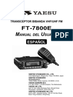 FT 7800E Spanish