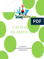 Plantilla Catalogo de Servicios