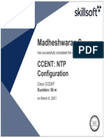 CCENT - NTP Configuration