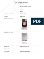 Laporan Pts Tematik Kelas 3a 11 Maret 2021 Report