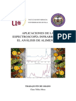 Aplicaciones de La Espectroscopía Infrarroja en El Análisis de Alimentos