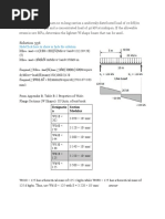 A Simply Supported Beam 10 M Long Carries A Uniformly Distributed Load of 20 KN