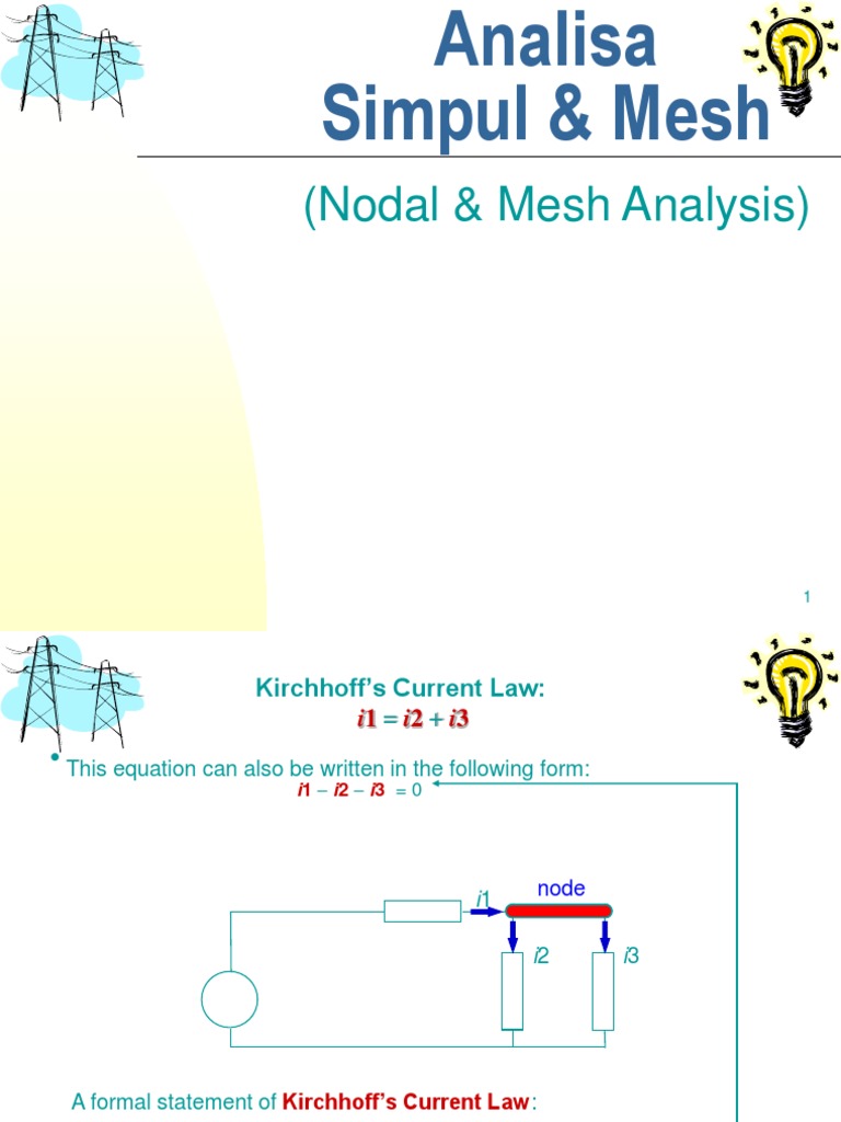 3-Nodal Mesh Analysis | PDF | Electromagnetism | Classical Mechanics