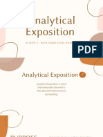 Analytical Exposition