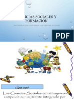 Ciencias Sociales y Formación