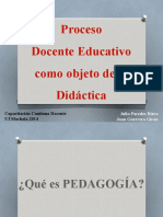 PDE Como Objeto de La Didáctica