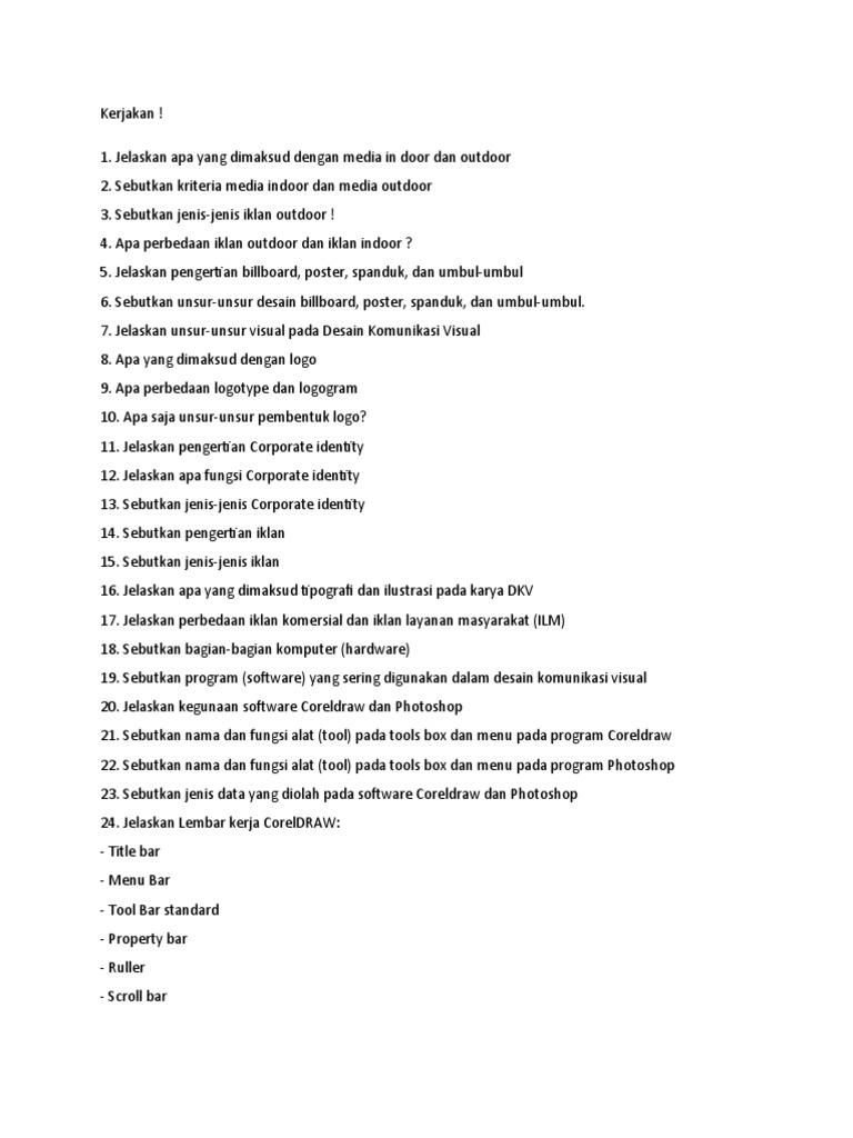 Contoh Soal Xii Dkv Pdf