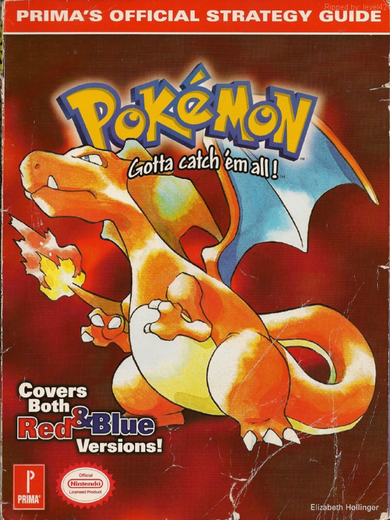 Pokémon Red-Blue - Detonado, PDF, Pokémon