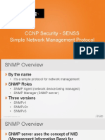CCNP Security - SENSS Simple Network Management Protocol