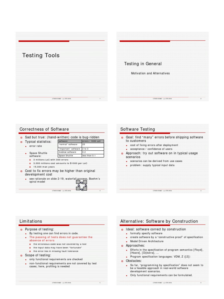 Testing Tools | PDF