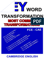 1cambridge English Key Word Transformation Fce Cae