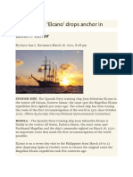 Spanish Ship 'Elcano' Drops Anchor in Eastern Samar