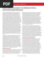 Resistance Training To Improve Pistol Shooting Performance