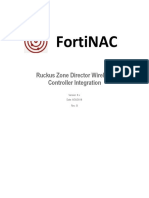 Fortinac: Ruckus Zone Director Wireless Controller Integration