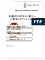 Universidad Nacional Federico Villareal: "Año Del Dialogo y de La Reconciliación Nacional"