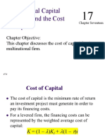 International Capital Structure and The Cost of Capital