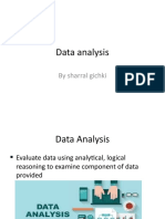 Data Analysis: by Sharral Gichki