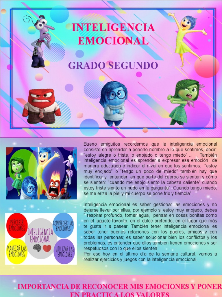 Actividades de Inteligencia Emocional Infantil | PDF | Inteligencia ...