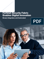 Fortinet Security Fabric Enables Digital Innovation: Broad, Integrated, and Automated