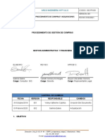 Gaf-Pc-001 Procedimiento de Gestión de Compras