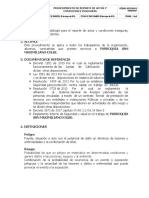 SST-FOR-012 PROCEDIMIENTO REPORTE DE  ACTOS Y CONDICIONES INSEGURAS