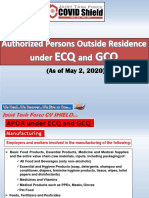 Apor Under Ecq and Gcq