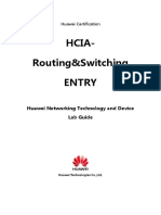HCIA-Routing & Switching Entry Lab Guide V2.5