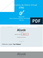 Preenchimento Diário Virtual ETAG