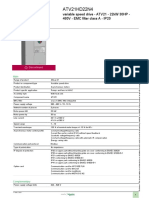 Product datasheet for ATV21 variable speed drive