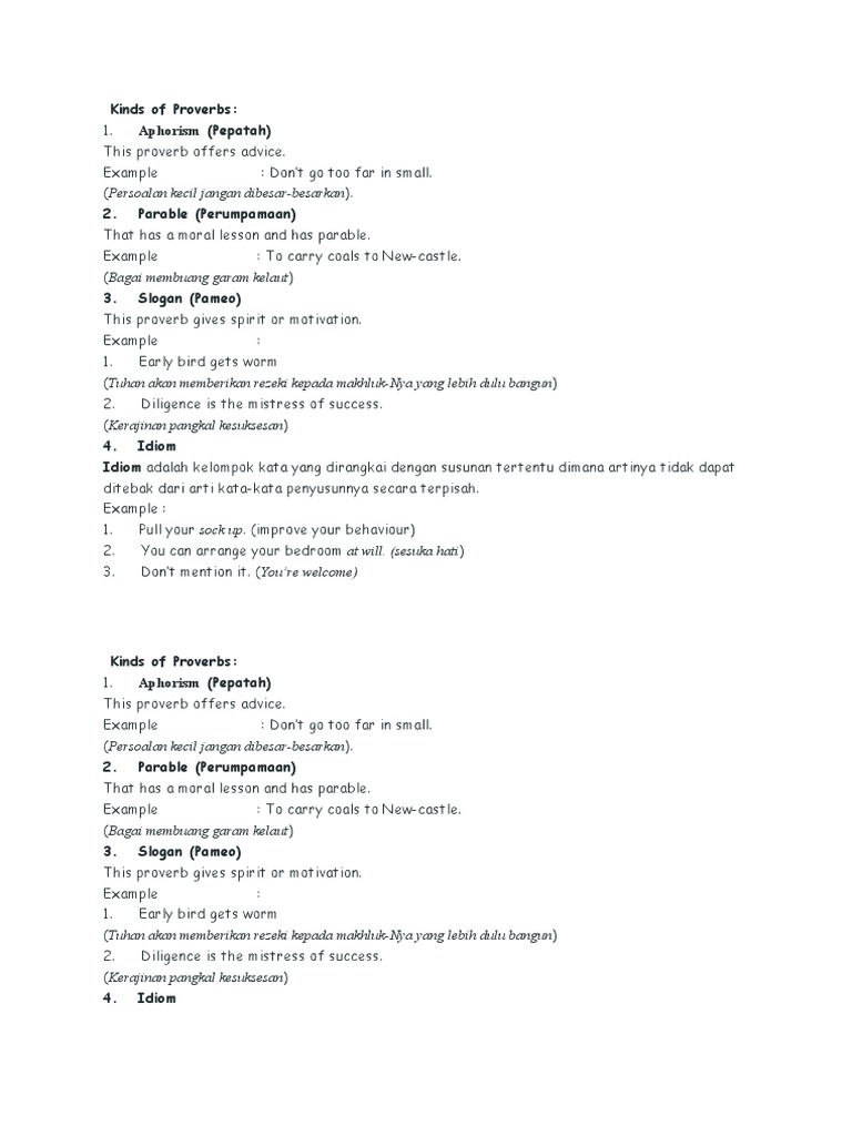 Jenis-jenis Pameo dan Contohnya | PDF | Seni & Disiplin Bahasa