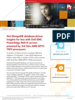 Get MongoDB database-driven insights for less with Dell EMC PowerEdge R6515 servers powered by 3rd Gen AMD EPYC 75F3 processors - Summary