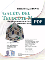 Gaceta del Tecolote Maya Septiembre-diciembre 2020