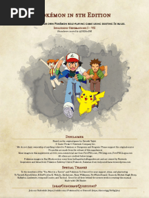Pokemon 5e PHB Gen I - VII